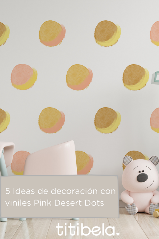 4 Ideas para decorar con Wall decals - Pink Desert