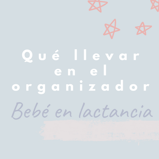 Qué llevar en el organizador - Bebé en lactancia