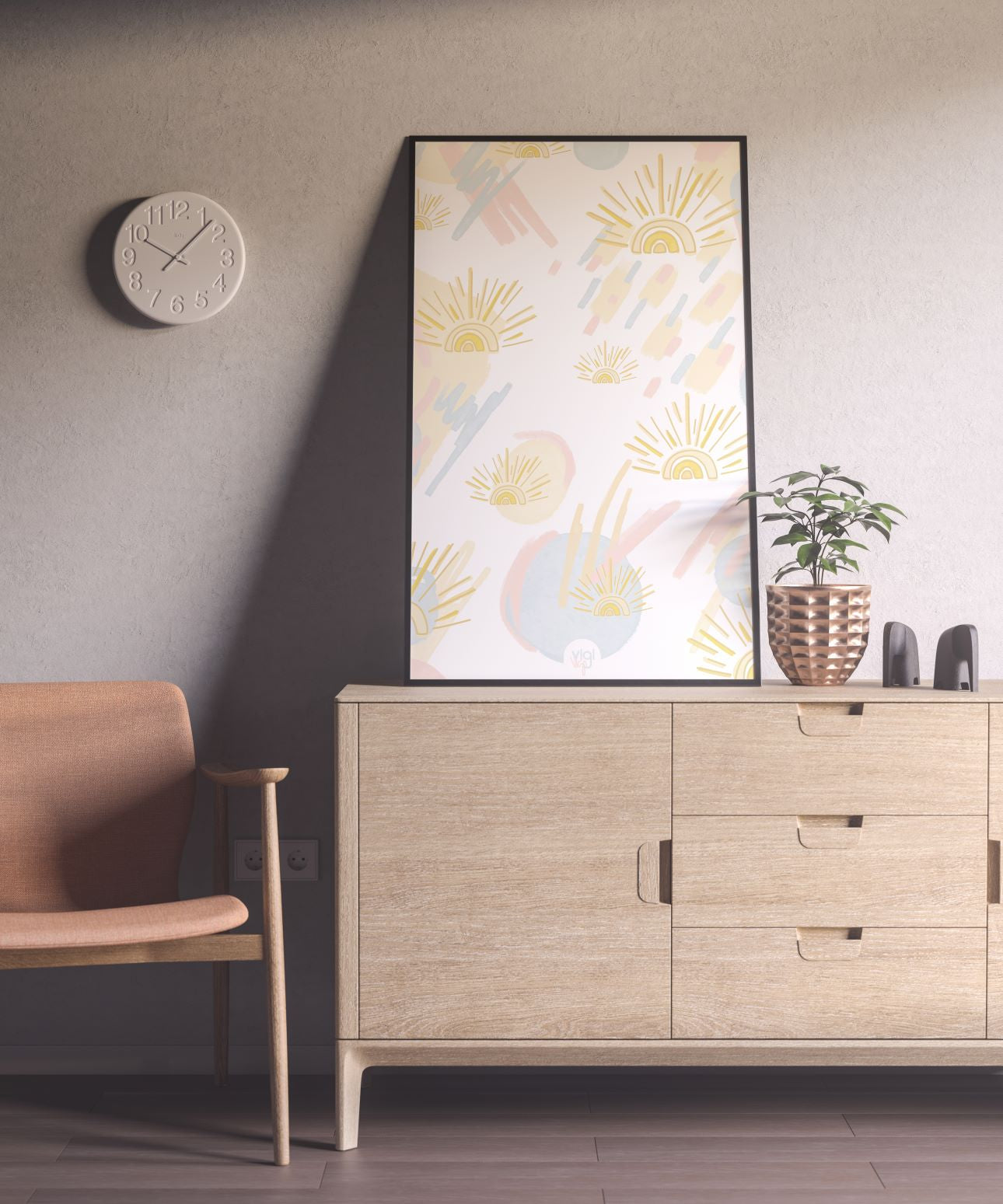 Sunny Art Poster