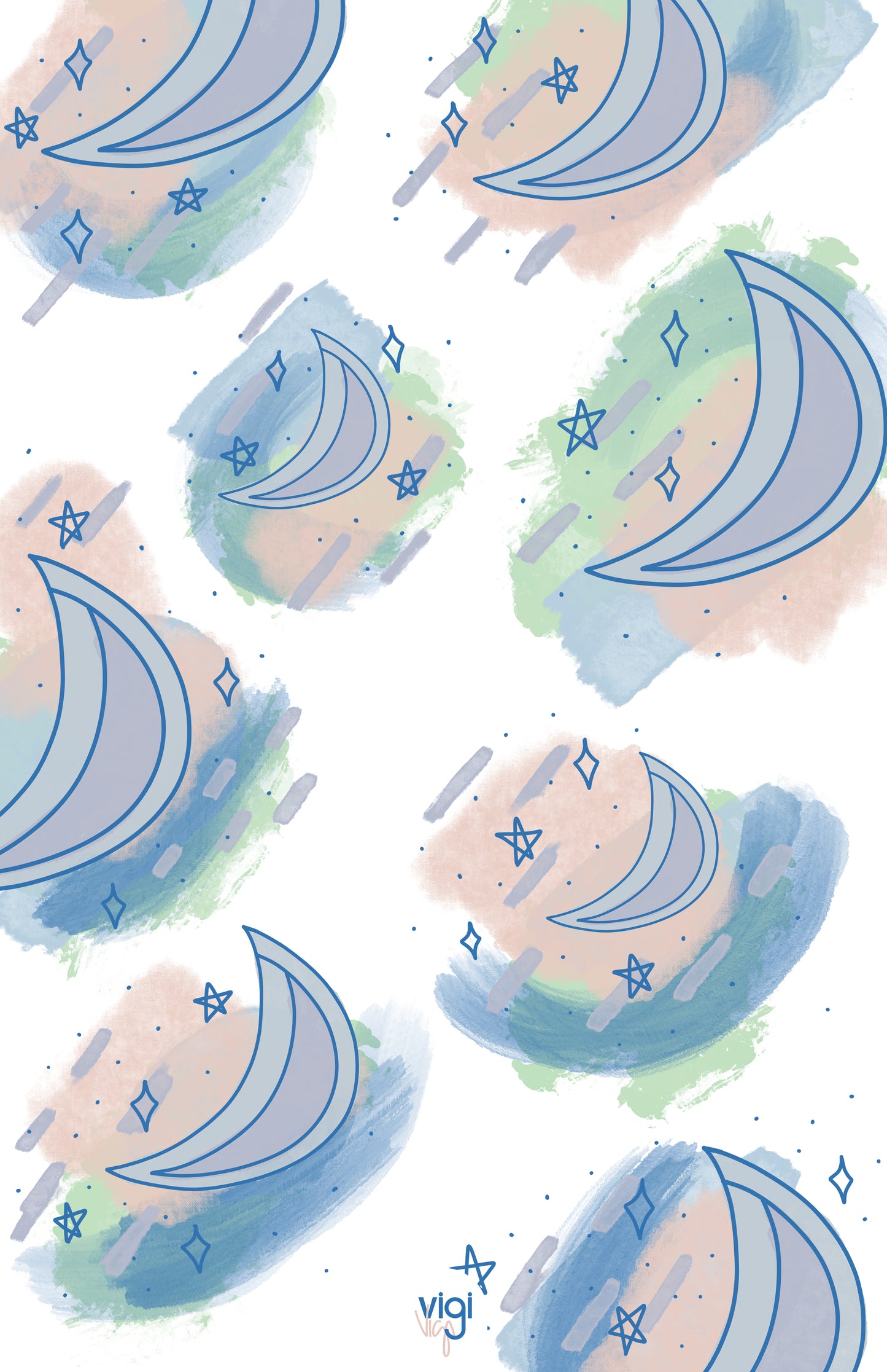 Moon - Art Poster