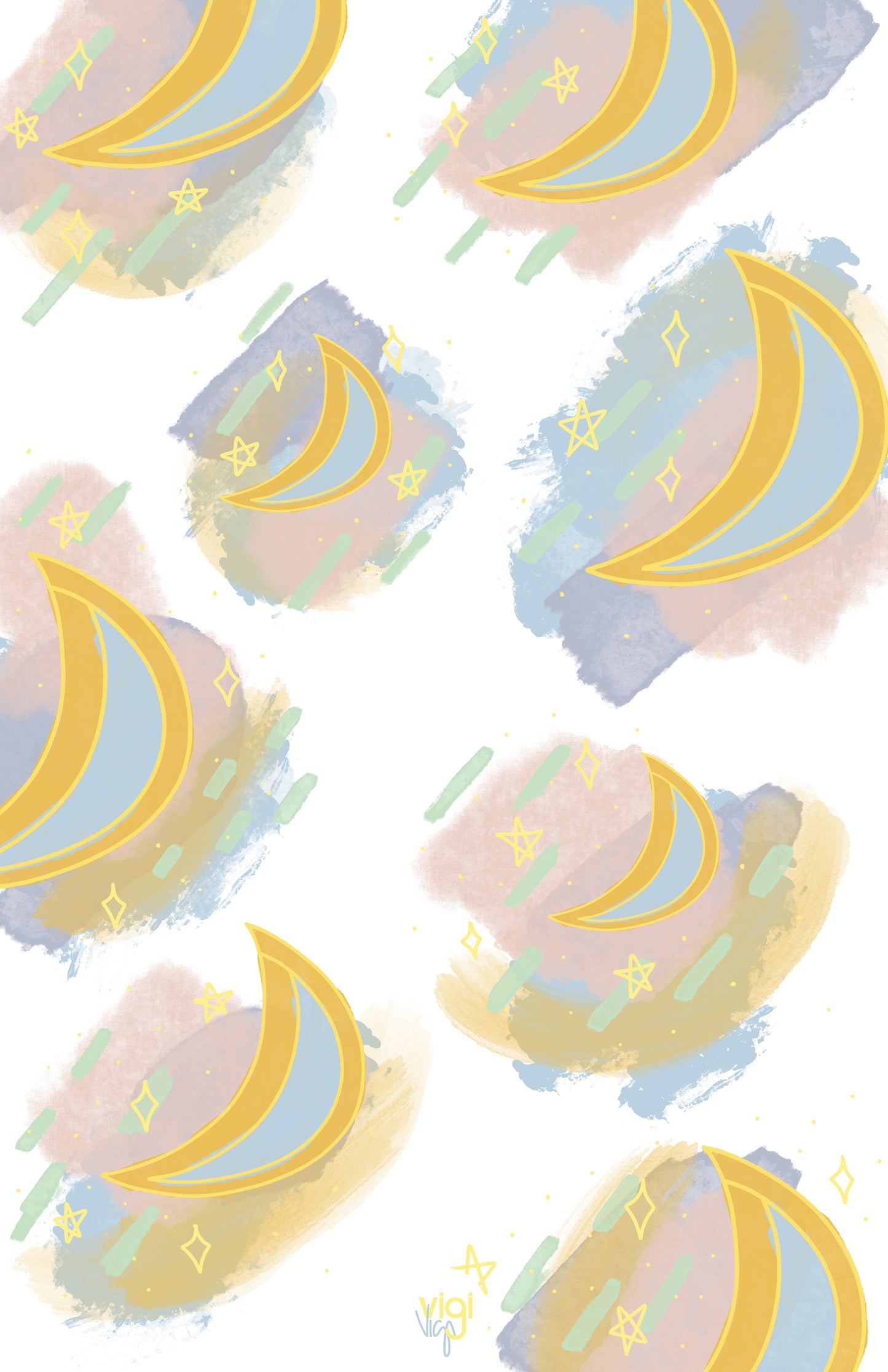 Moon - Art Poster