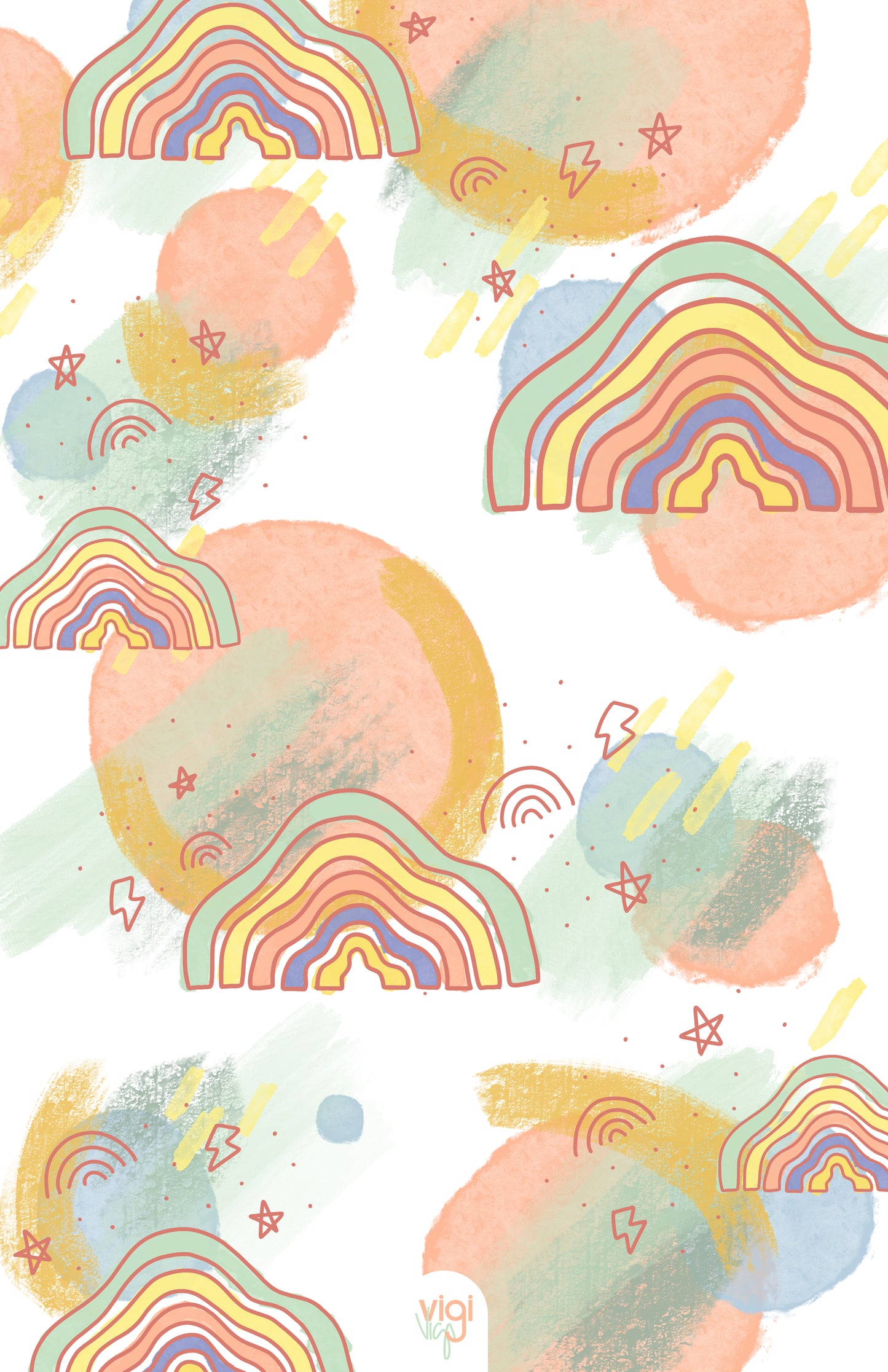 Rainbow Art Poster