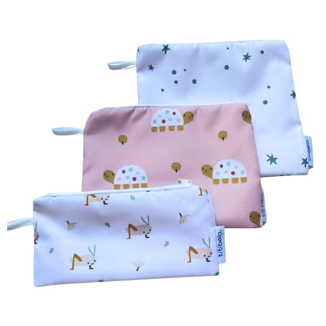 Set 3 Bolsas Organizadoras tela impermeable