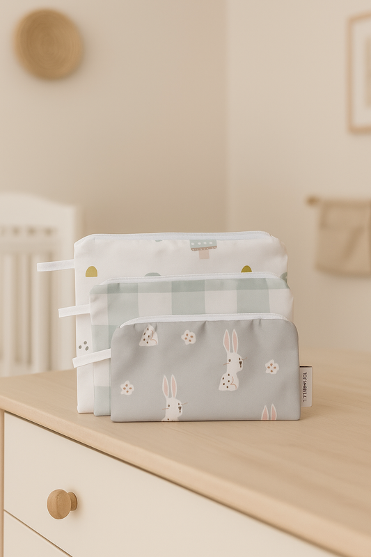 Set 3 Bolsas Organizadoras tela impermeable